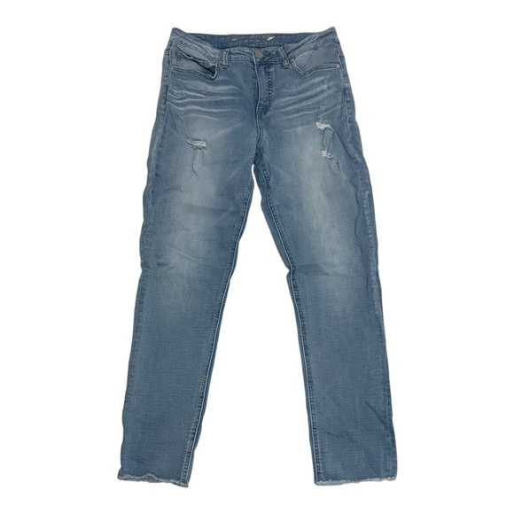 Seven7 Blue Straight Leg Jeans Classic Denim - Picture 1 of 4